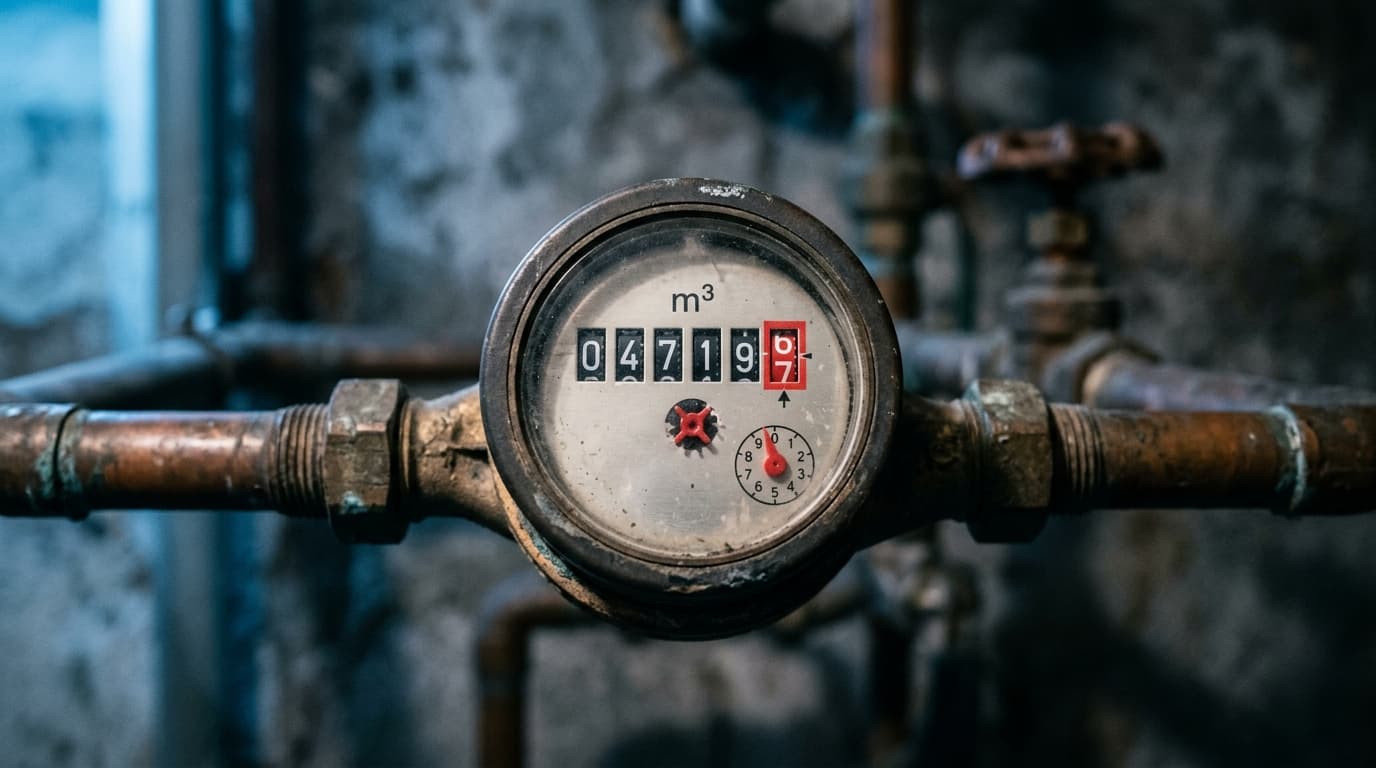 Relevé d'index eau : quel chiffre relever et quand