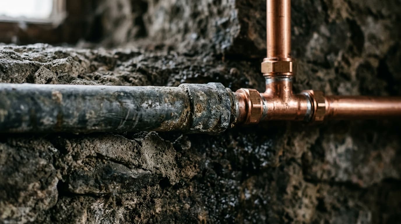 Tuyaux d'eau en plomb : les repérer et qui paie en Belgique